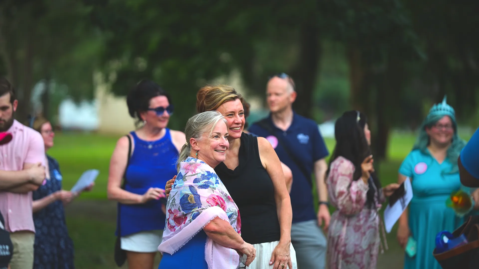 erin mcclelland and susan wild bethlehem pa rose garden june 22 2024