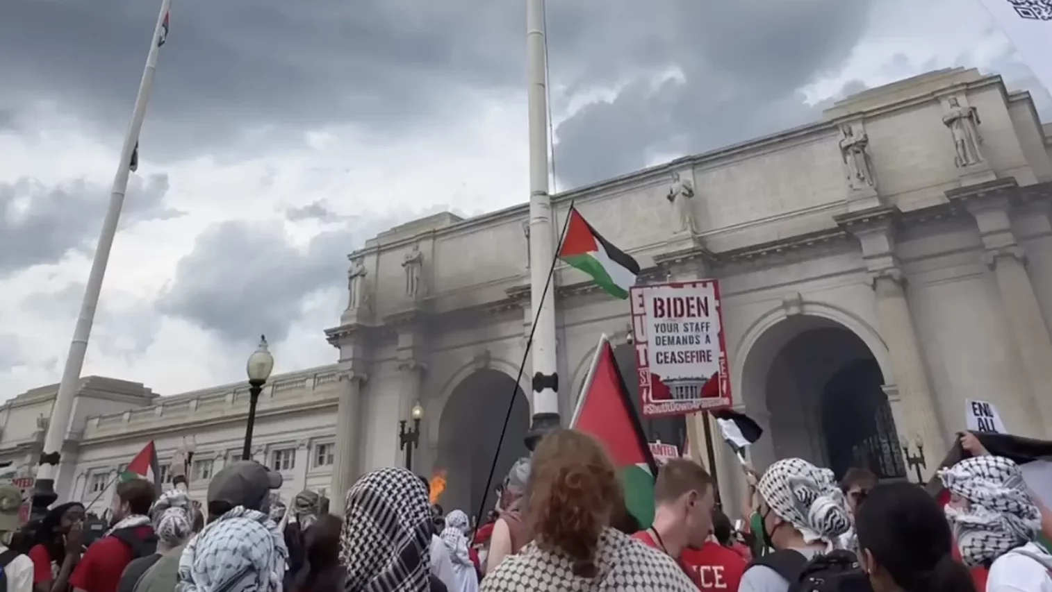 mylv lehigh valley anti netanyahu protest washington dc july 24th 2024