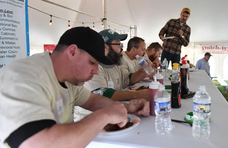 ephrata scrapple eating contest 2023 by stoltzfus meats