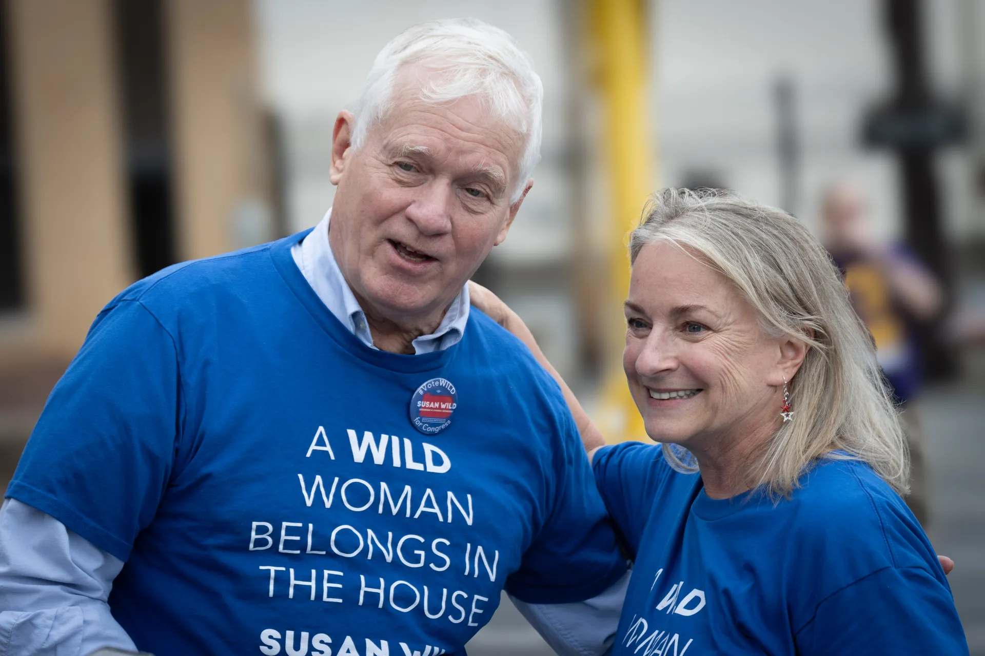 susan wild holds rally at ibew international brotherhood of electric workers in allentown pa september 7th 2024