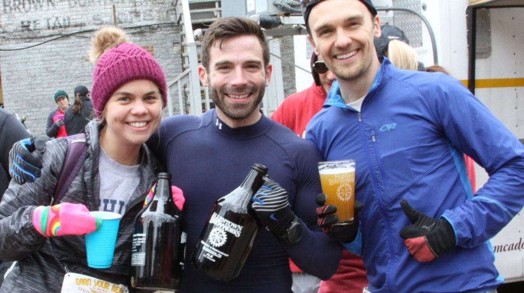 earn your beer running series run lehigh valley brew to brew 10k