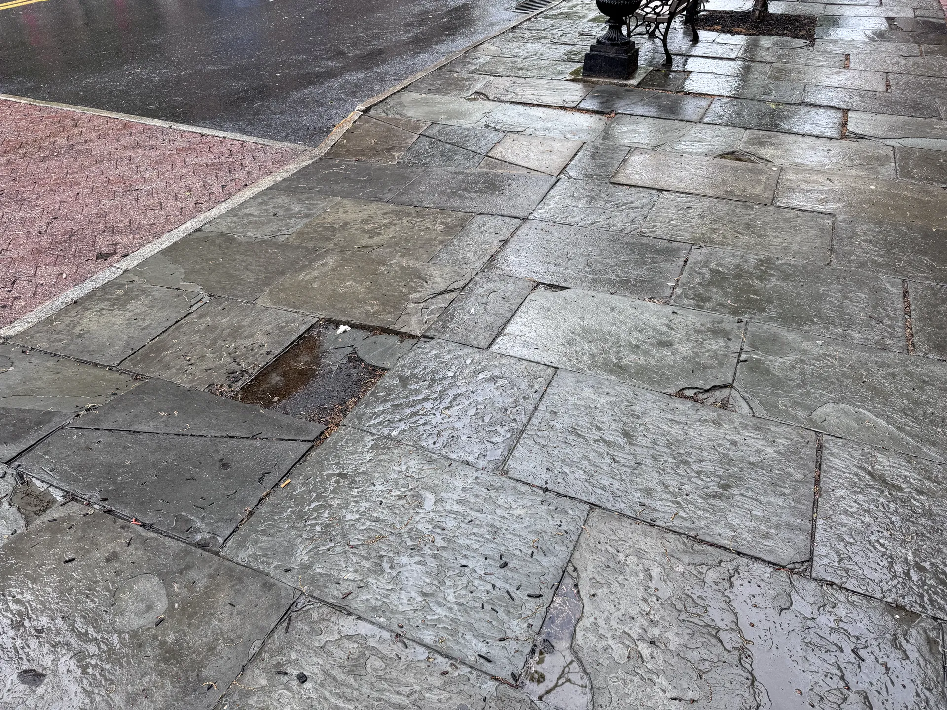 city council aims to address crumbling sidewalks and beautify main street