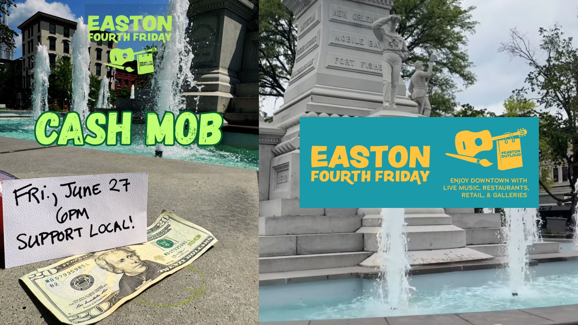 Easton revives ‘Cash Mob’ to surprise and support a local business June 27
