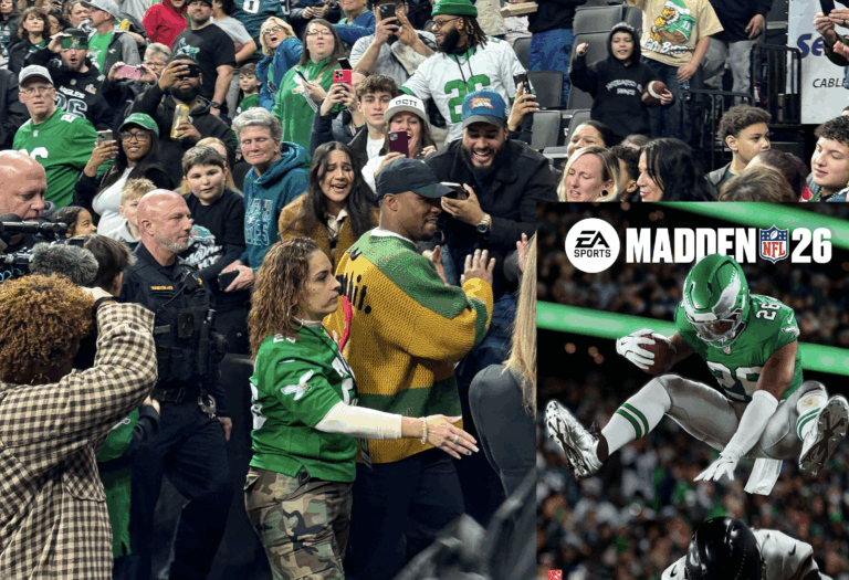 Lehigh Valley’s own Saquon Barkley lands on ‘Madden 26’ cover, cooks up at Geno’s