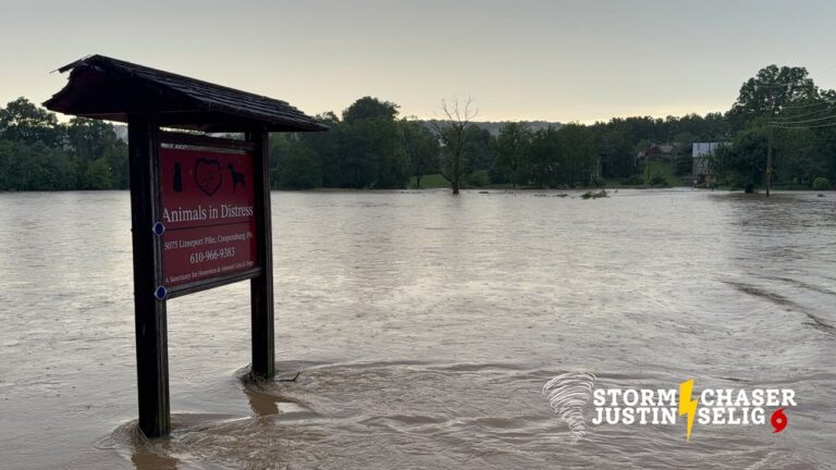 Lehigh Valley sees flash flooding after Monday storms