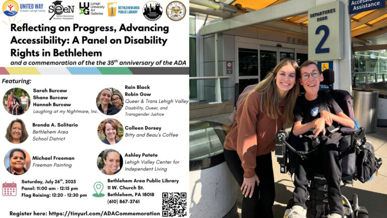 Bethlehem to host panel on disability rights, first disability pride flag raising