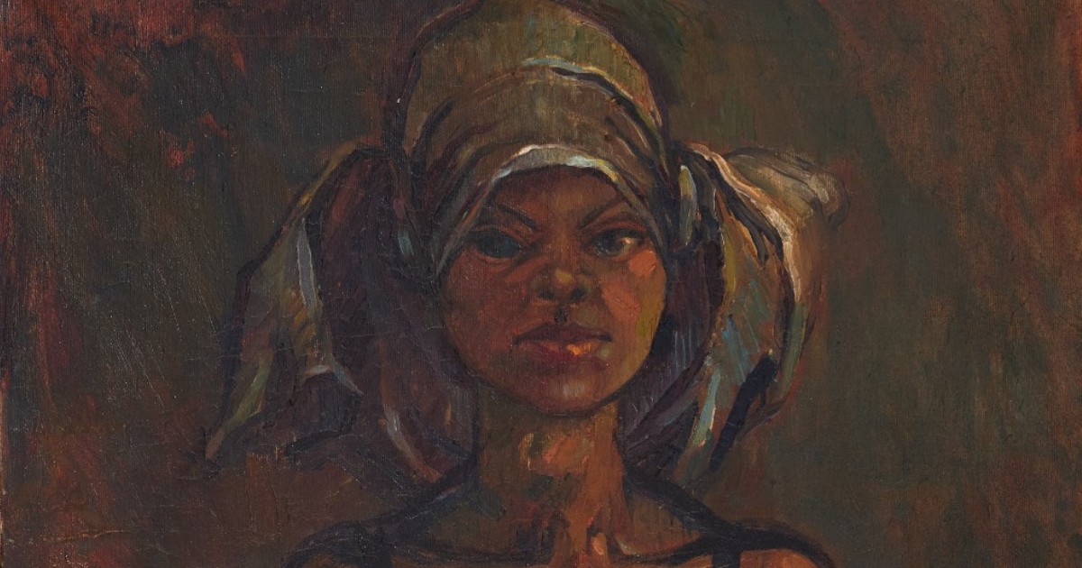 portrait of a woman yesterdays dreams are real michener art museum