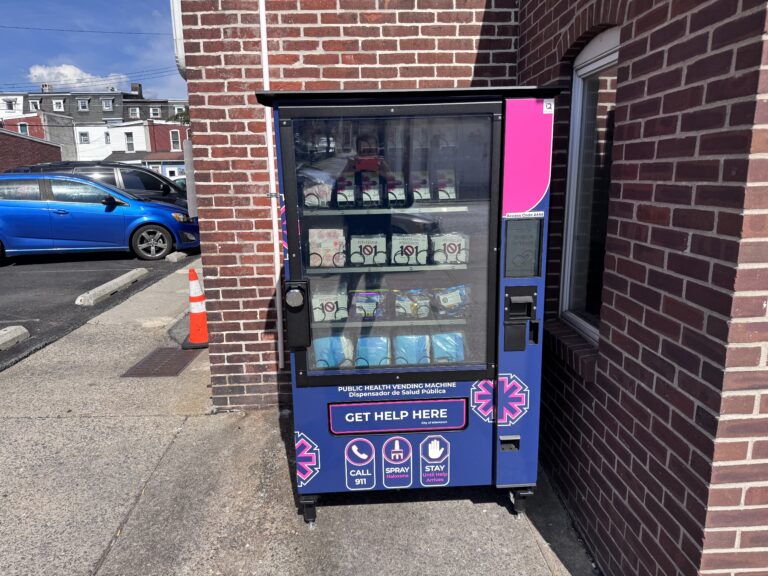 Allentown launches 24/7 health vending machine with free naloxone, first aid supplies