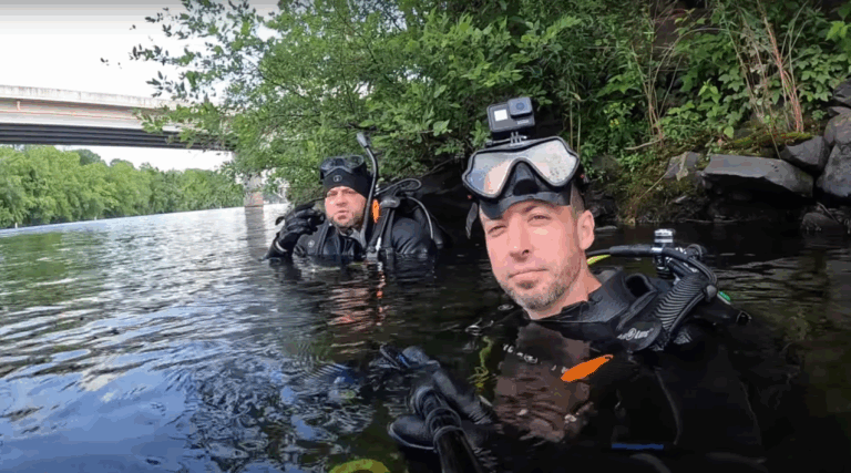 Allentown brothers dive for lost treasures in Lehigh River