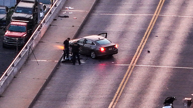 Speeding motorcyclist dies after striking vehicle in Allentown