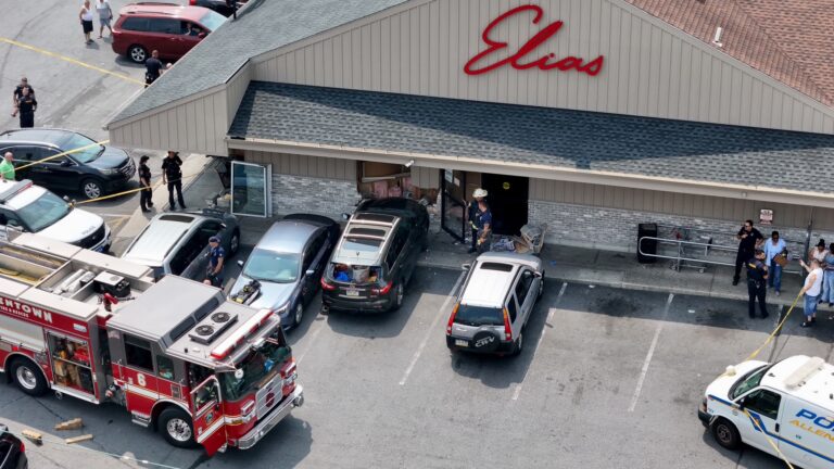 SUV crashes into Elias Market in Allentown seriously injuring two pedestrians