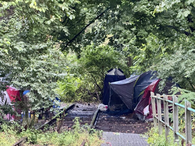 ‘Apparently I exist’: Homeless residents push back on Bethlehem camp evictions