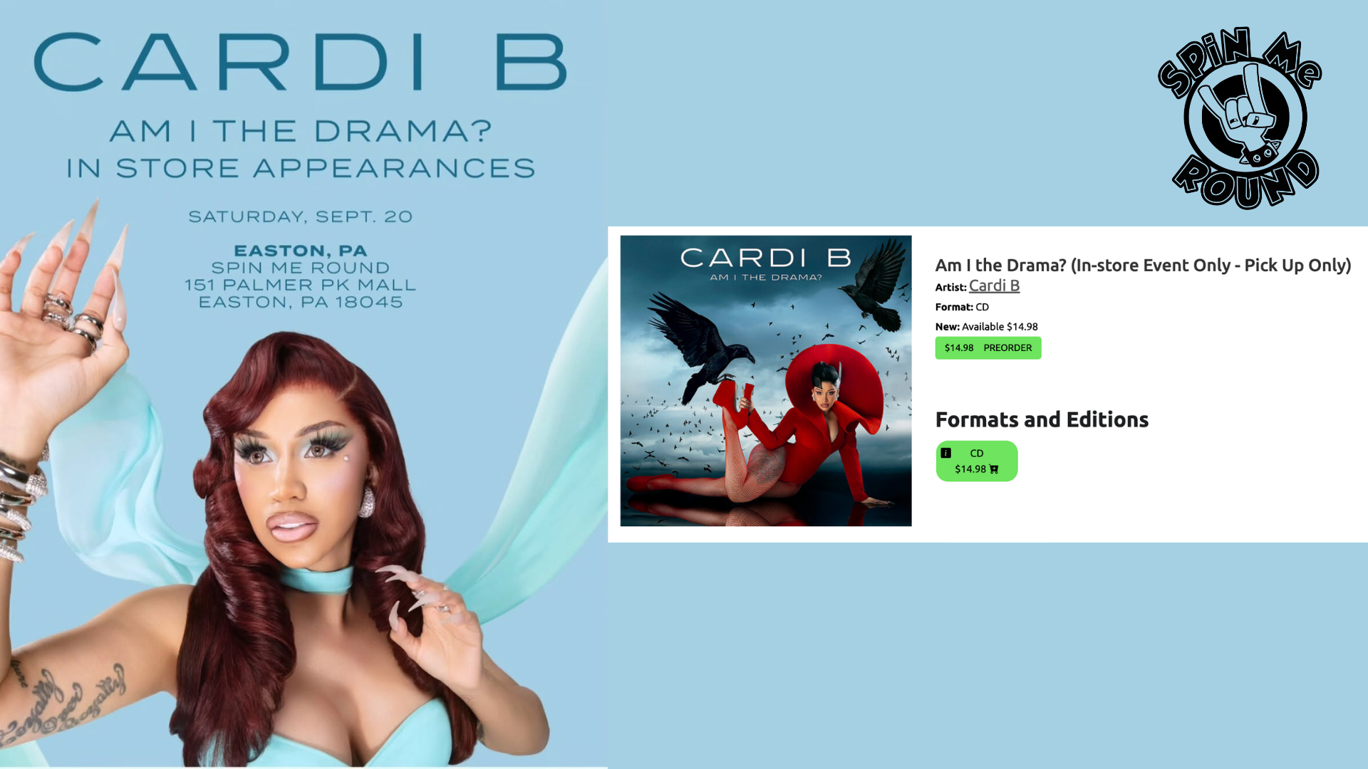 Cardi B to appear at Palmer Park Mall record store for album release event