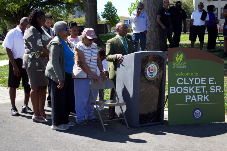 Allentown’s Valania Park renamed to honor the late Clyde E. Bosket, Sr.