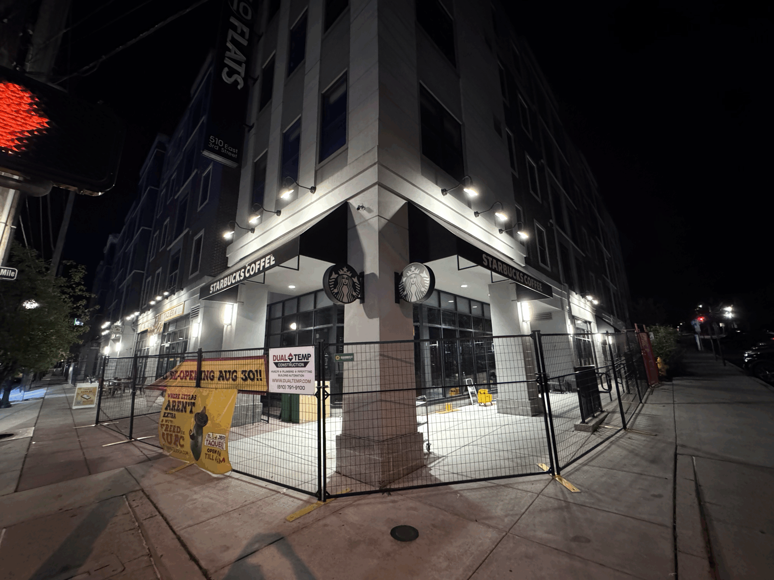 southside bethlehem starbucks closed permanently 510 flats fire