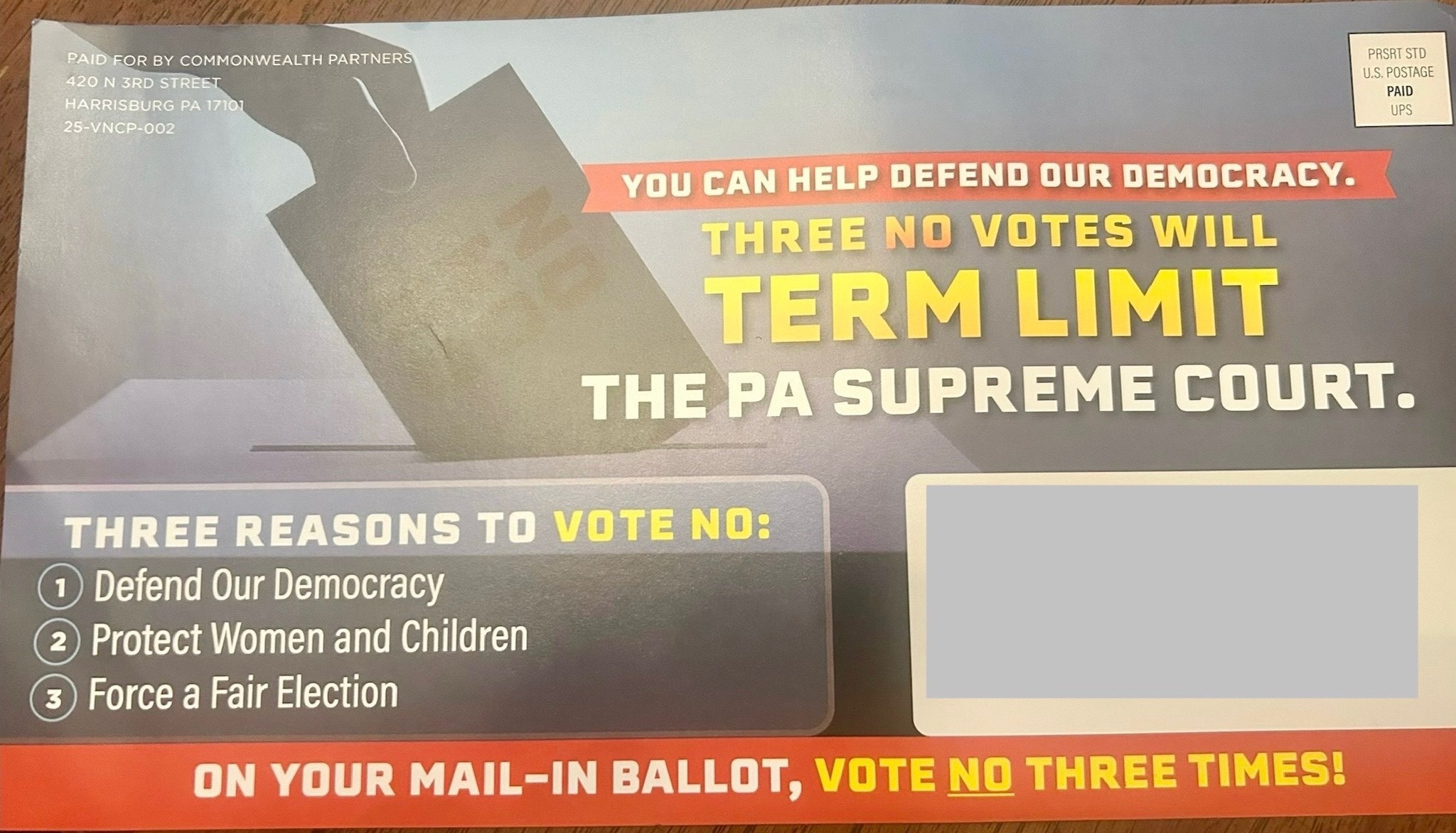 commonwealth partners mailer