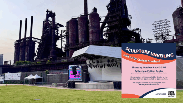 Bethlehem artist’s sculpture inspired by city’s steel roots to be unveiled at SteelStacks