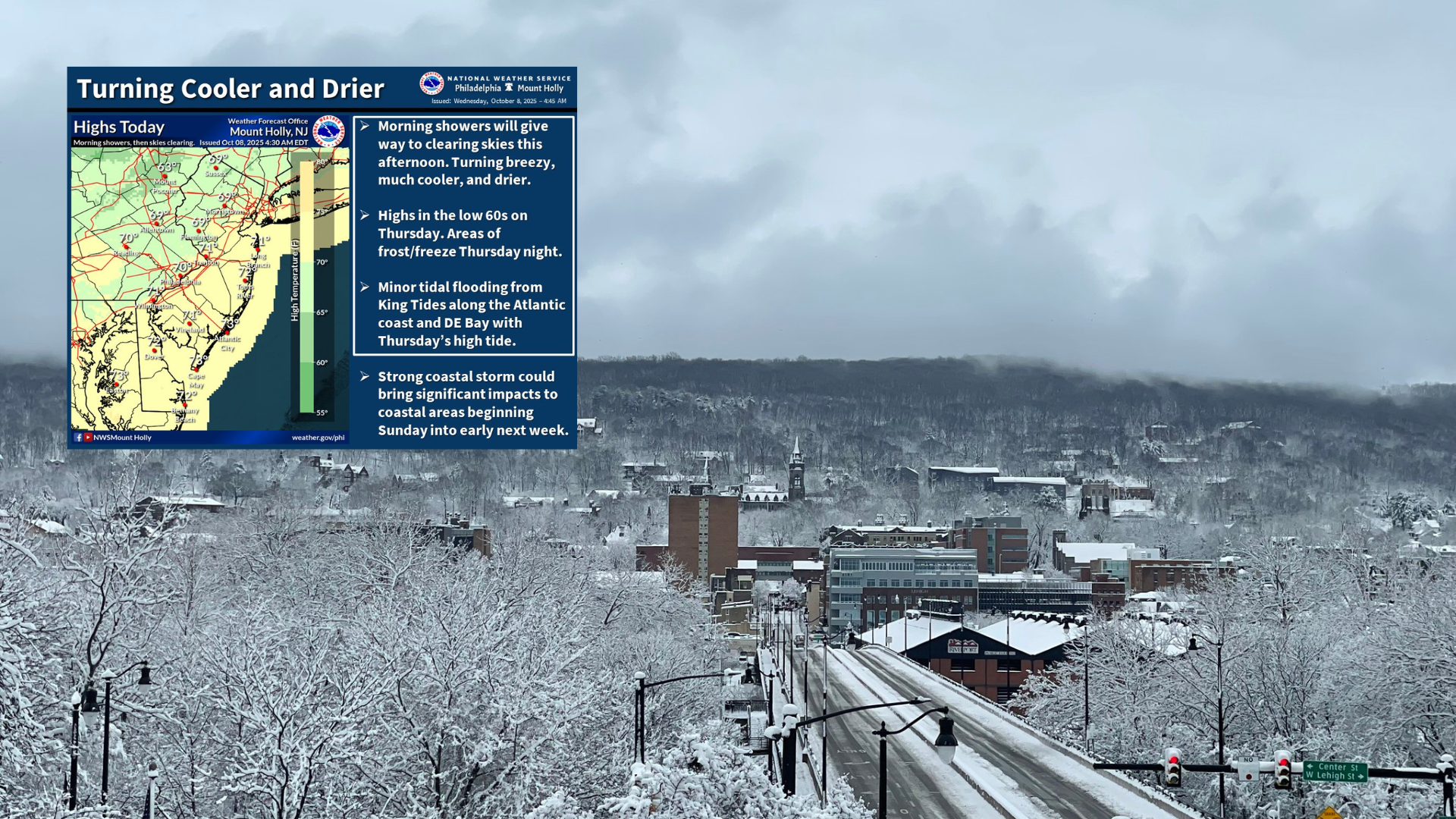 bethlehem in snow