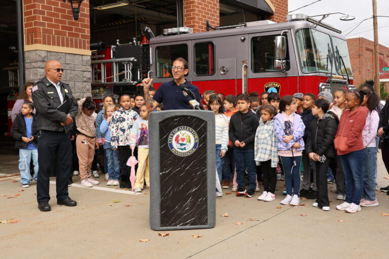 Allentown Fire Department welcomes two new engines with push-in ceremony
