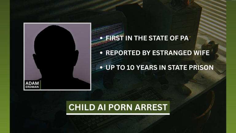 Bethlehem man becomes first sentenced under new law banning AI-generated child sexual abuse material