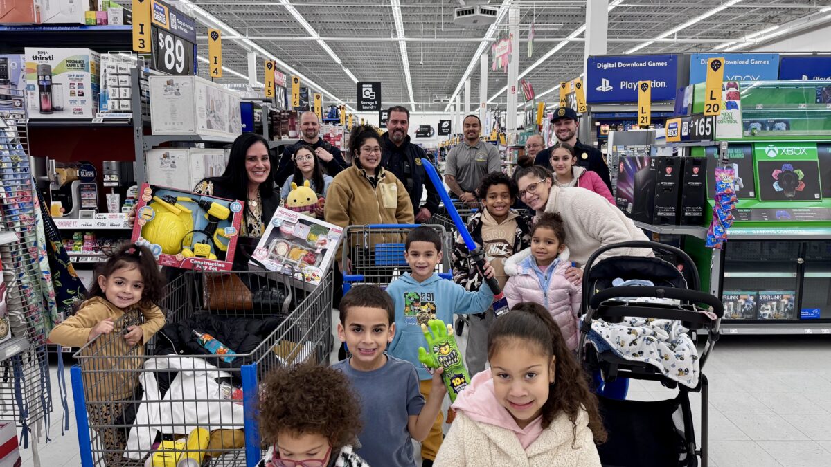 shop with a cop bethlehem police officers christmas toys