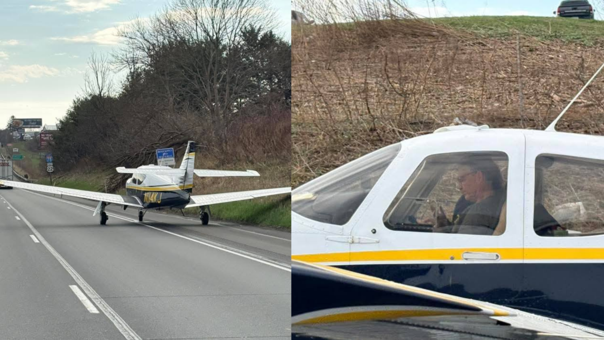 plane lands on 78 april 4 2026