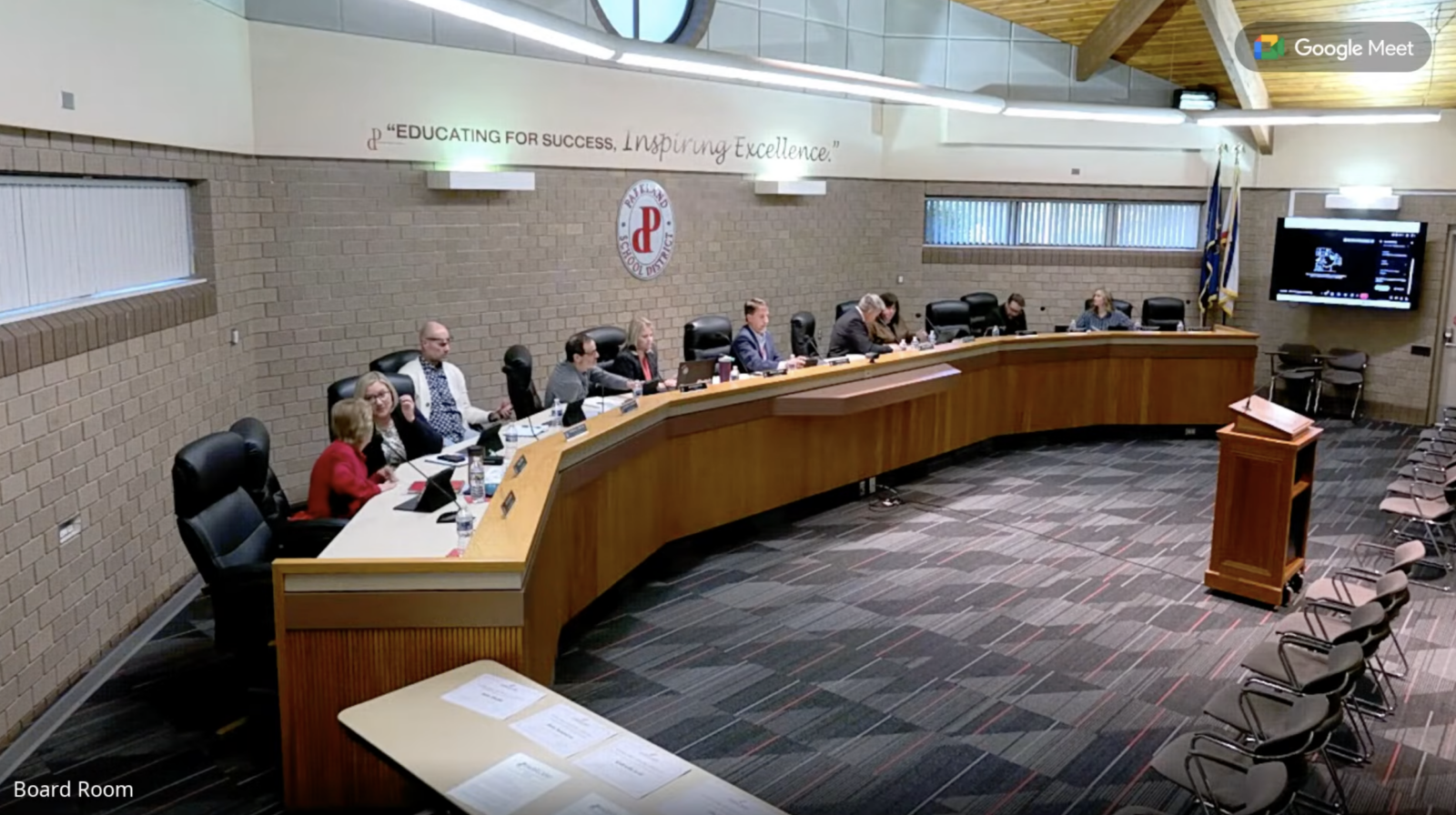 parkland project atlas data center board meeting