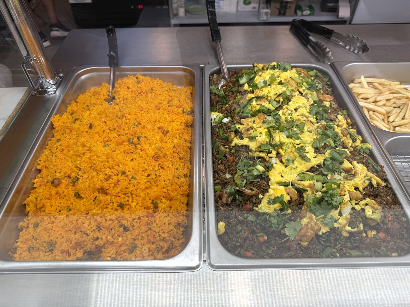 fresh rice behind glass grandma chicken picapollo southside bethlehem pa may 6 2026