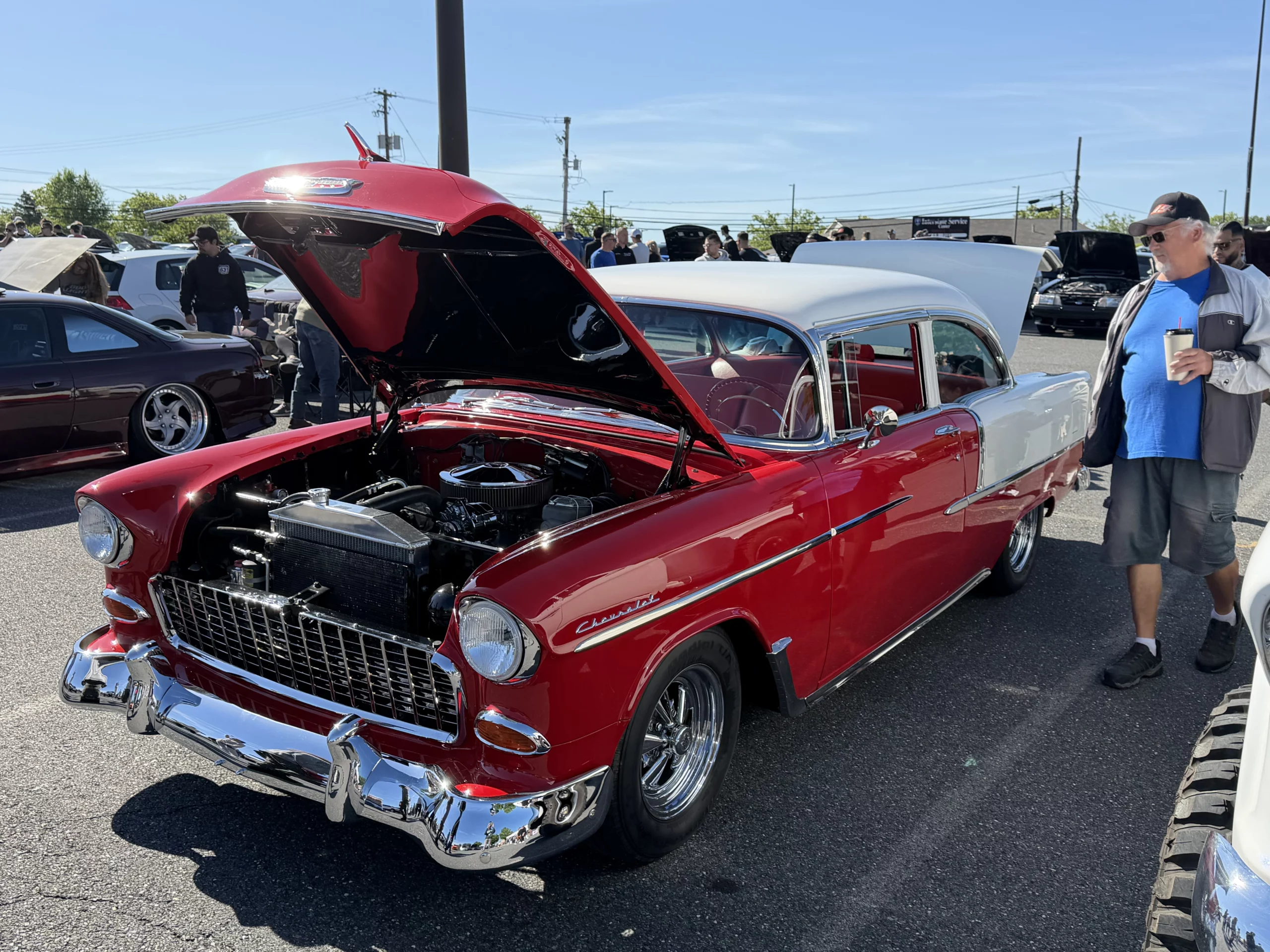 A 1955 Chevrolet Bel Air