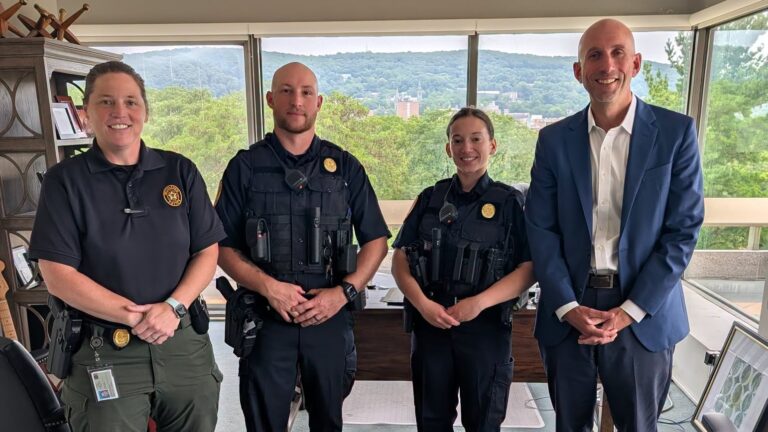 Bethlehem Police Department swears in 2 new officers amid ongoing staffing shortage