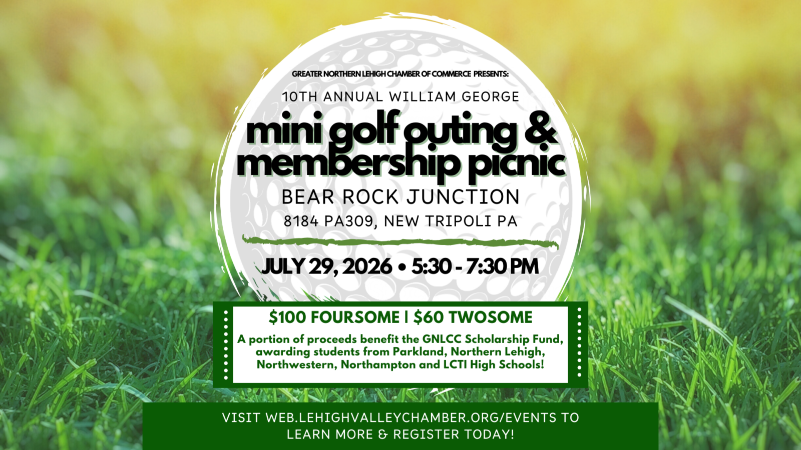 Northern Lehigh Chamber to host 10th annual golf outing and picnic