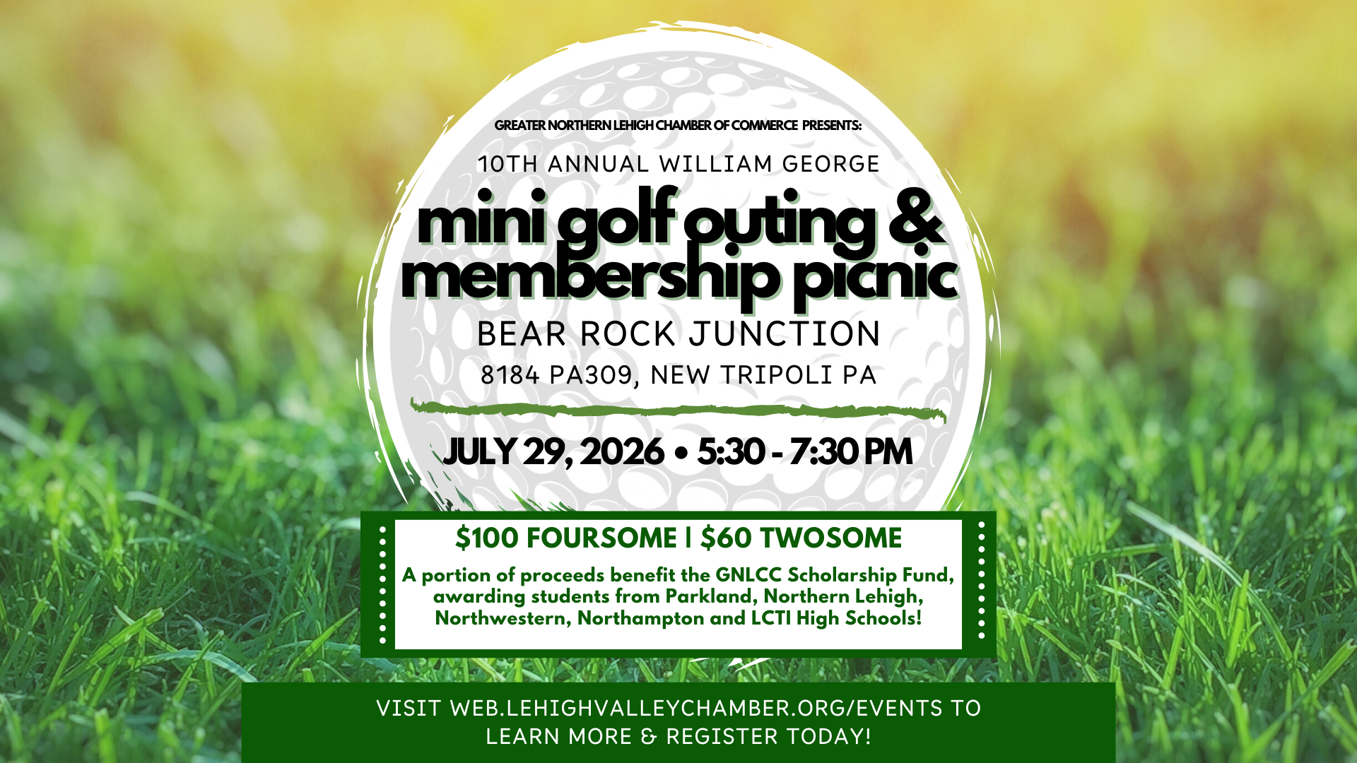 Northern Lehigh Chamber to host 10th annual golf outing and picnic