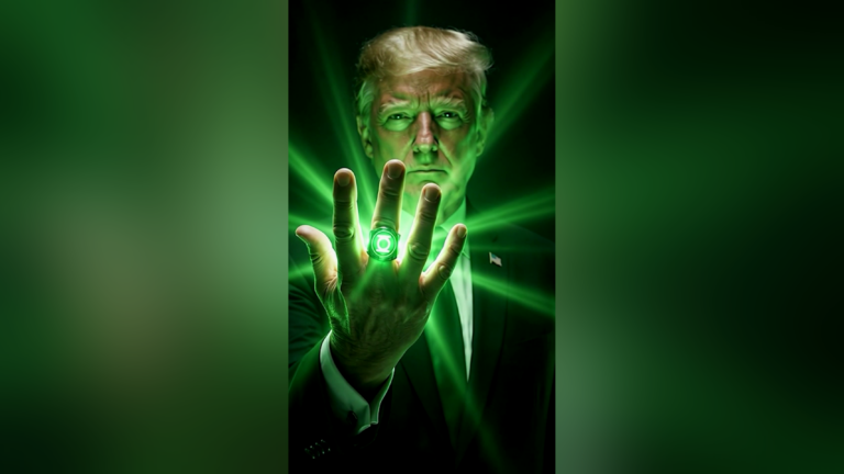 White House drops AI Trump as Green Lantern an hour before HBO Max’s ‘Lanterns’ episode