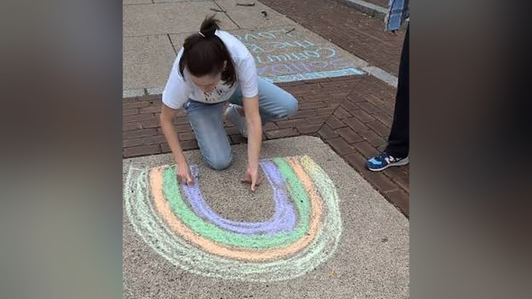 Indivisible Lehigh Valley Bethlehem plans rainbow chalk rally at City Hall for National Coming Out Day