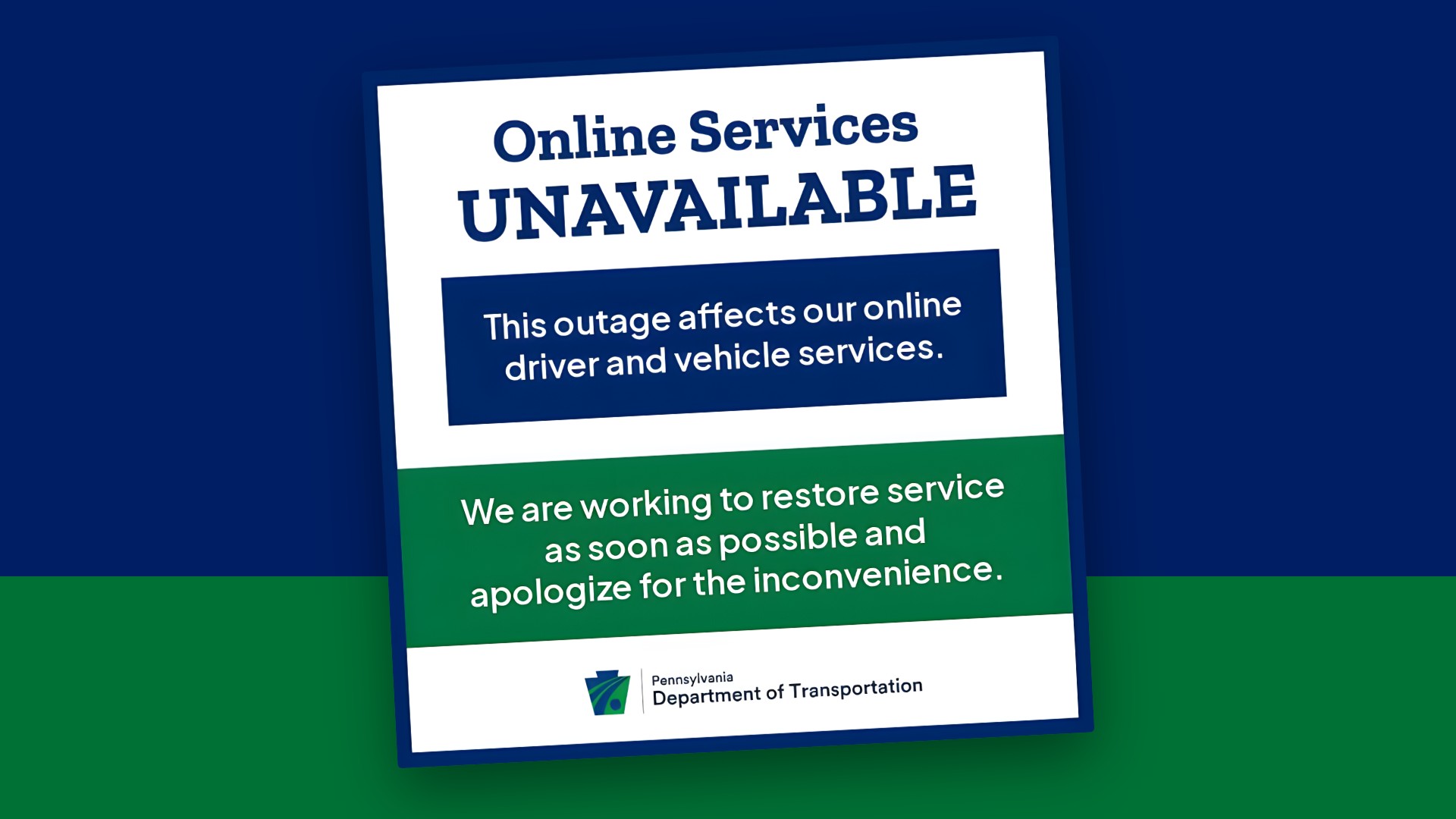 PennDOT says outage, blocked browsers caused online registration renewal errors